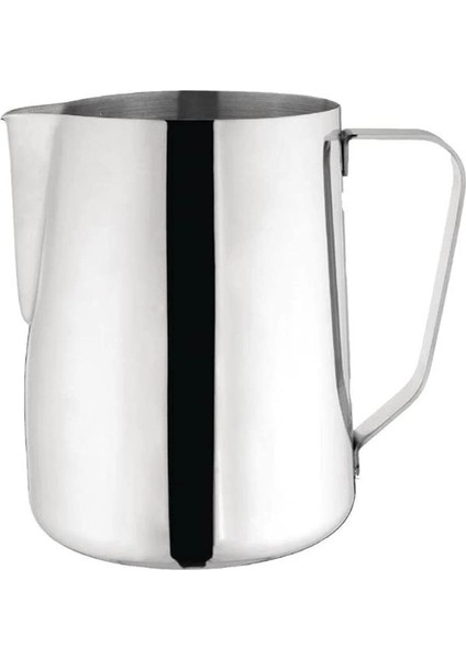 SS304 Paslanmaz Çelik Süt ve Kahve Potu, Pitcher Sütlük, Süt Köpürtücü, Köpürtme Kabı, 350 ml