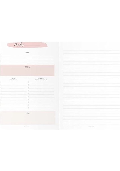 17X24 Metalik Süresiz Planlayıcı Ajanda Deft Mavi indirimleri