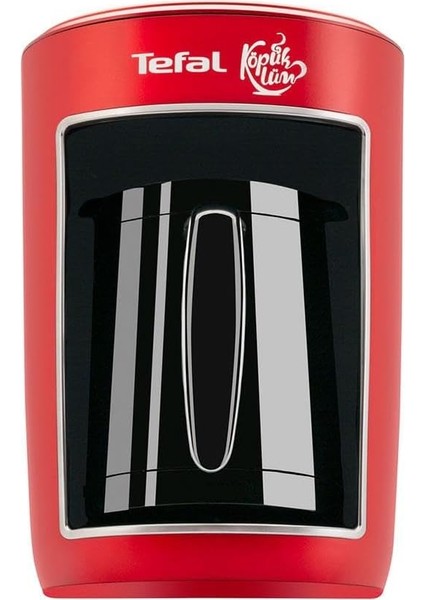 Köpüklüm 4 Fincan Kapasiteli 735 Watt Türk Kahve Makinesi - Kırmızı