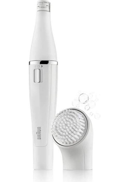 Face 810 Yüz Epilatörü ve Temizleme Fırçası Sistemi, Beyaz