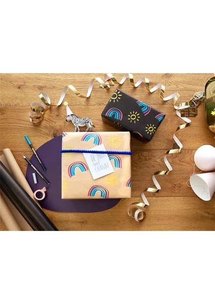 1340 Metalik Fırça Uçlu Keçeli Kalem, 6 Parlak Renkli Set, Esnek Fırça Ucu modelleri