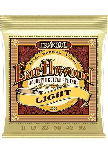 Earthwood Light 80/20 Bronze Akustik Gitar Telleri - 11-52 Gauge modelleri