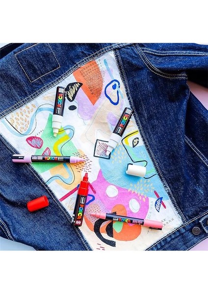 Uni Poster Markörü Set Pc-3m/8c Sc Soft Renk 8 Li fırsatları