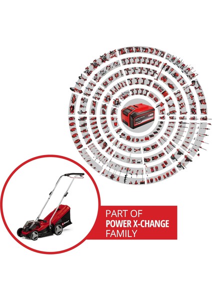 Akülü Çim Biçme Makinesi Ge-Cm 36/33 Li Kit Power X-Change - 3413210 fiyatları
