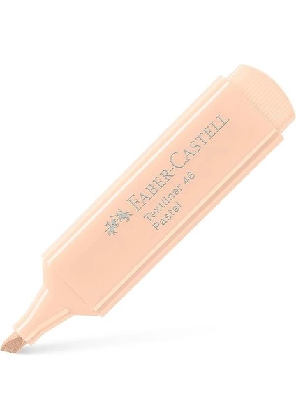 Faber-Castell 154696 Textliner 1546, Yumuşak Vanilya, Pastel Renkler