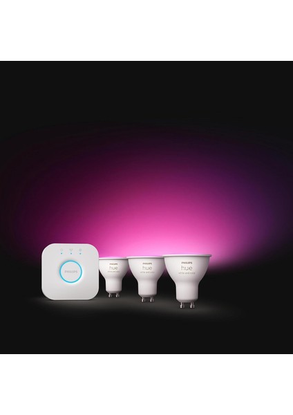 wca 4.2W GU10 Renkli Spot Akıllı Ampul 3'lü Başlangıç Seti fırsatları