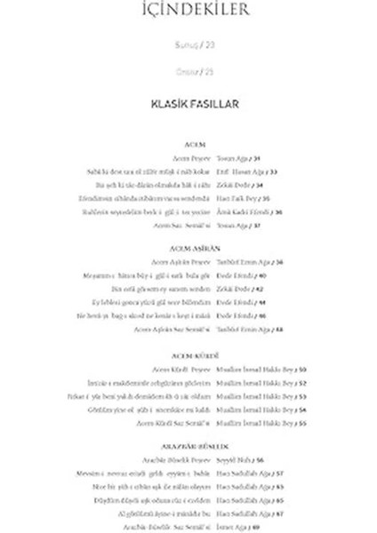 Türk Müziği Klasikleri: 74 Makam 461 Eser