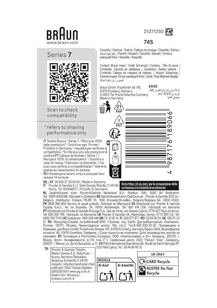 Series 7 Elektrikli Tıraş Makinesi Yedek Başlığı, 74S fiyatları