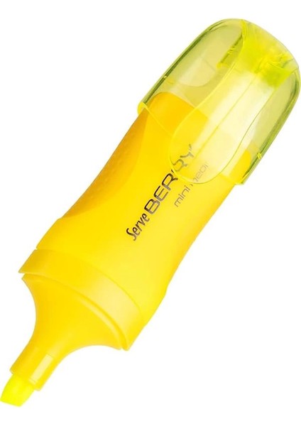 Berry SV-BRMFKP6FR Mini Fosforlu Kalem, Neon, 6'lı Pet, Karışık Renk modelleri