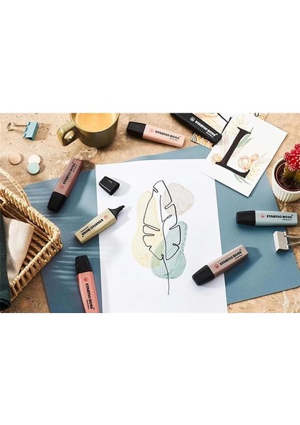 Boss Naturecolors - Fosforlu Kalem - Çamur Yeşili