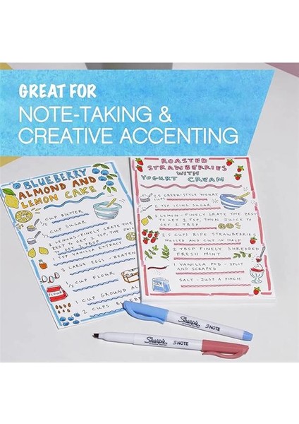 Sharpıe S-Note Fosforlu Işaretleme Kalemi, 12'li Blister, Karışık modelleri