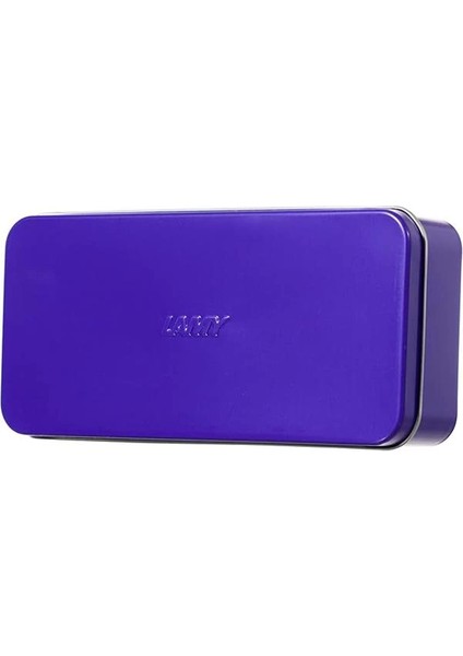 Safari Violet Metal Kutu, Kalem Kutusu, 2-3 Kalem Için, Mor