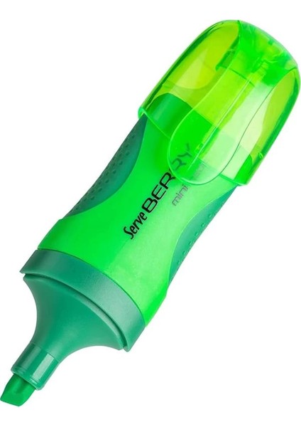 Berry SV-BRMFKP6FR Mini Fosforlu Kalem, Neon, 6'lı Pet, Karışık Renk