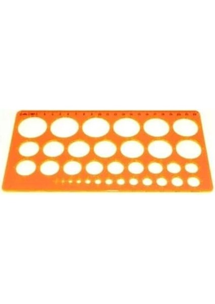 Daire Şablon Cetvel 1-36