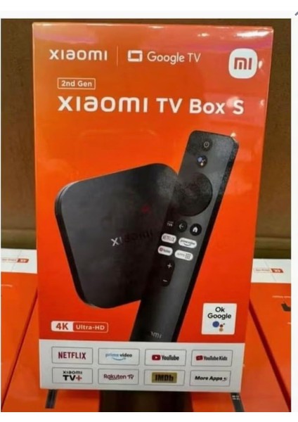 4K Ultra Hd Akışlı Medya Oynatıcılı Mi Box S (2. Nesil) |çift Bant Bağlantısı |google Tv ve G modelleri