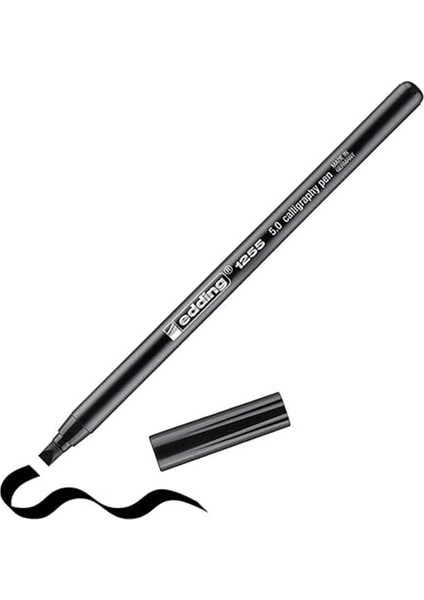 1255 Kaligrafi Kalemi - Siyah - 1 Kalem - Kaligrafi Ucu 5 mm modelleri