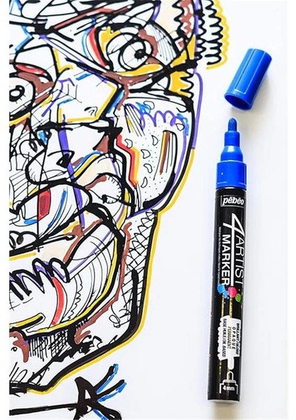 580018 Yağ Bazlı Çok Amaçlı Markör, 2 mm fırsatları