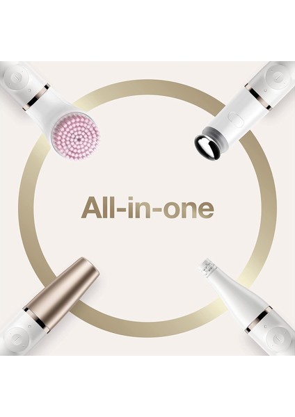 Facespa Pro 912 Yüz Epilatörü, 3 Ekstra Ürün, Beyaz/bronz fırsatları