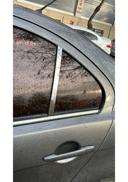 Mitsubishi Lancer Kasaya Uyumlu Kapı Direği Krom Paslanmaz Çelik 2 Parça Cam Direk fiyatları