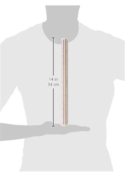 Ofis ve Kirtasiye 240014 Ölçek Cetveli, 30 cm indirimleri