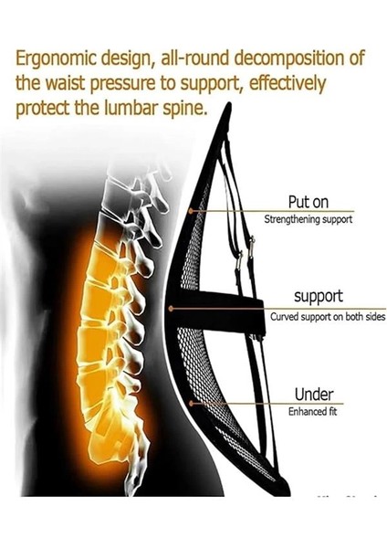Sırt Dayama Filesi Terletmeyen Bel Desteği Minderi Ortopedik Ofis Koltuk Yastığı Bel Fıtık indirimleri