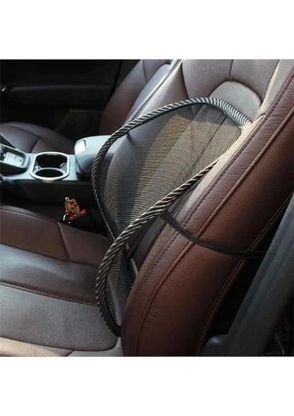 Sırt Dayama Filesi Terletmeyen Bel Desteği Minderi Ortopedik Ofis Koltuk Yastığı Bel Fıtık