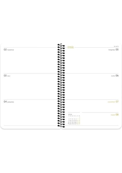 A5 Spiralli Akademik Ajanda - Gözüm Yükseklerde modelleri