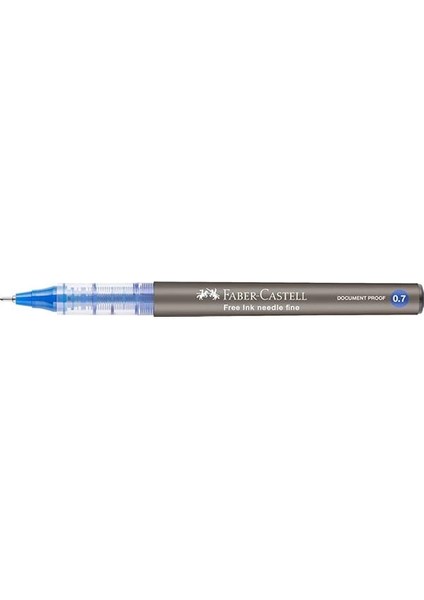Faber-Castell Free Ink Roller Kalem 0.7, Mavi, Silinmez Kalıcı Mürekkep, Iğne Uçlu, Akıcı Yazım modelleri