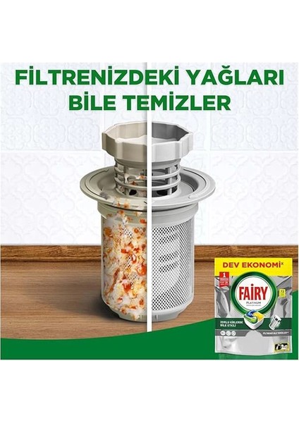 Platinum Bulaşık Makinesi Deterjanı Kapsülü/tableti 72 Yıkama Limon Kokulu indirimleri