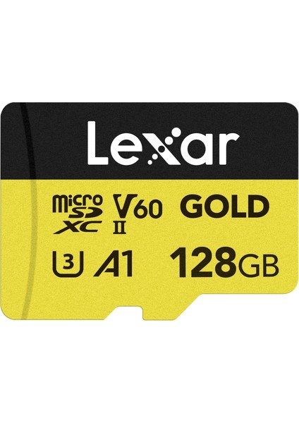 Professional 128GB 280 Mb/s Gold Micro Sd Hafıza Kartı