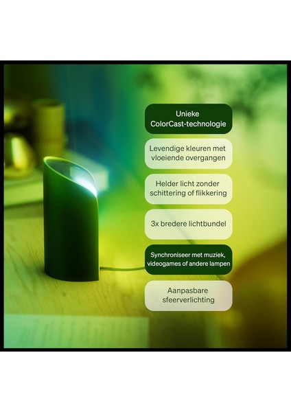 Flare 2'li Paket Akıllı Duvar Aydınlatma - Siyah - Renkli Işık, Colorcast Teknolojisi, B modelleri