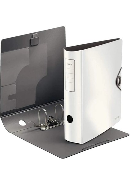 180° Active Solid Geniş Klasör, Beyaz, A4, 82 mm Genişliğinde Yuvarlak Sırt, Elastik Bantlı fiyatları