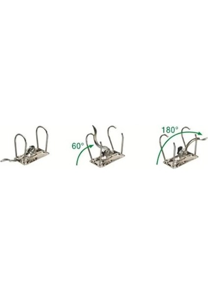 180° Active Solid Geniş Klasör, Beyaz, A4, 82 mm Genişliğinde Yuvarlak Sırt, Elastik Bantlı