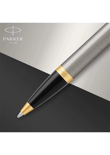 Im Tükenmez Kalem | Fırçalanmış Metal | Orta Uçlu | Mavi | Hediye Kutusu fırsatları