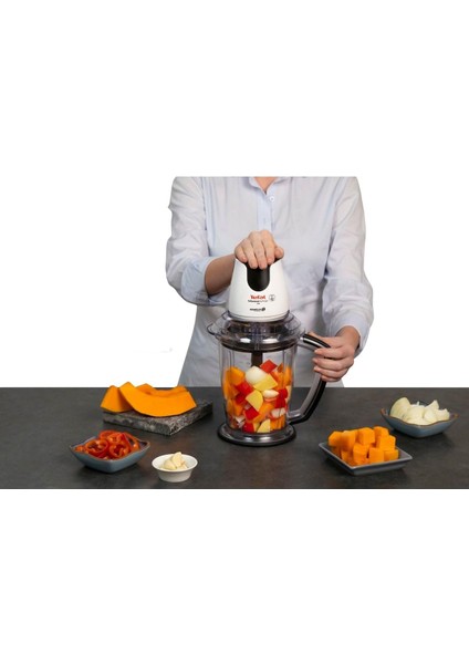 Tefal Masterchop Powelix Maxi 4 Bıçaklı 500 Watt Doğrayıcı Rondo - Beyaz modelleri
