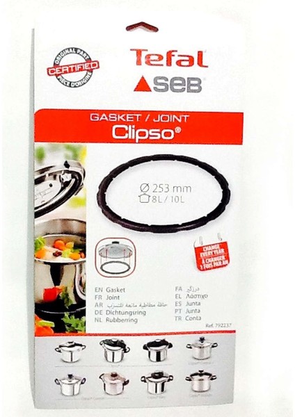 Clipso 8-10 Litre Düdüklü Tencere Kapak Contası SS-794417