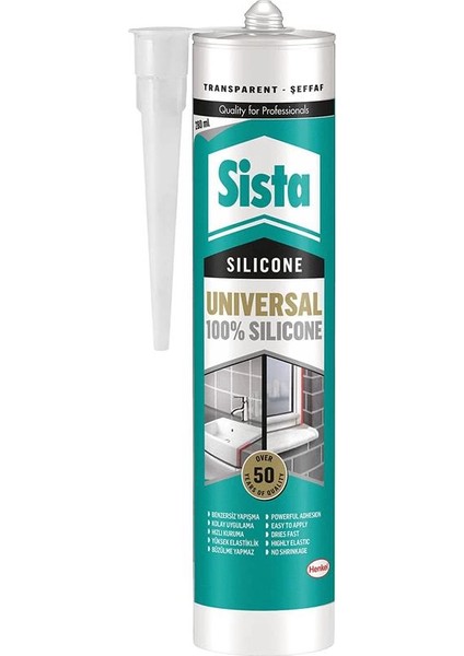 Silikon Mastik Universal, Çeşitli Yapı Elemanlarının Dolgusu ve Yapıştırılması Için Güçlü