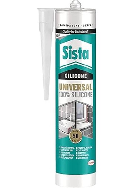 Silikon Mastik Universal, Çeşitli Yapı Elemanlarının Dolgusu ve Yapıştırılması Için Güçlü modelleri