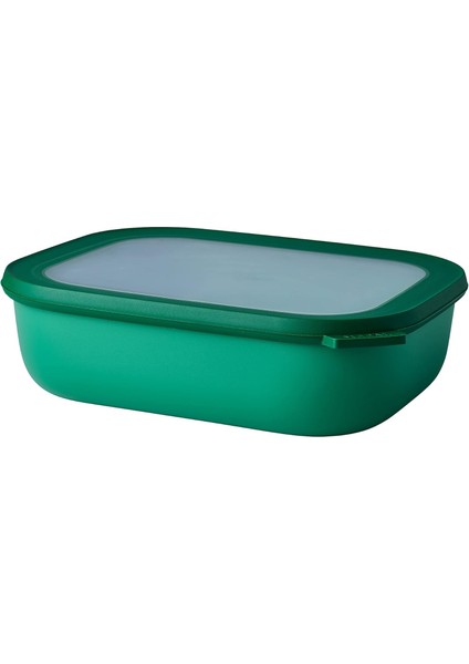 - Multi Bowl Cirqula Rectangular - Kapaklı Saklama Kabı - Buzdolabı Için Hava Geçirmez Saklama
