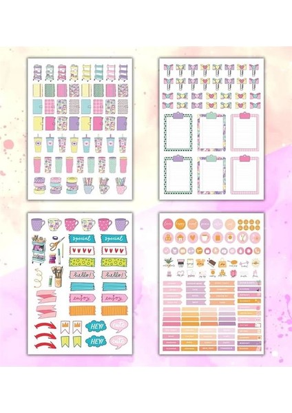 Girl Power My Dıy Sticker Book 24 * 17 cm 16 Sayfa Özel Tasarım Rengarenk Sticker Kitabı indirimleri