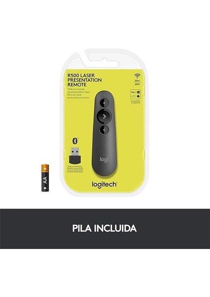 R500S Sunucu, Lazer Sınıfı 1, Bluetooth ve USB Için, Evrensel Uyumlu, 20 Metre Menzil
