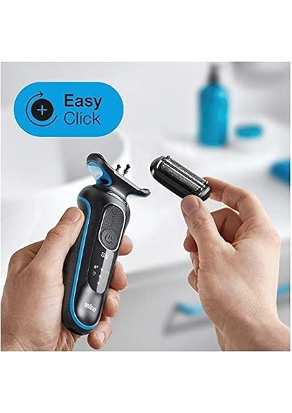 81692835 Seri 5 M1000S Kablosuz Tıraş Makinası, Easyclean Teknoloji, Easyclick Islak&kuru, Şar modelleri