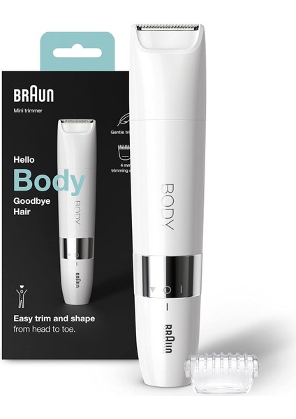 Body Mini Tıraş Makinesi, Elektrikli Vücut Tıraş Makinesi, Kadınlar ve Erkekler Için, Bikini B