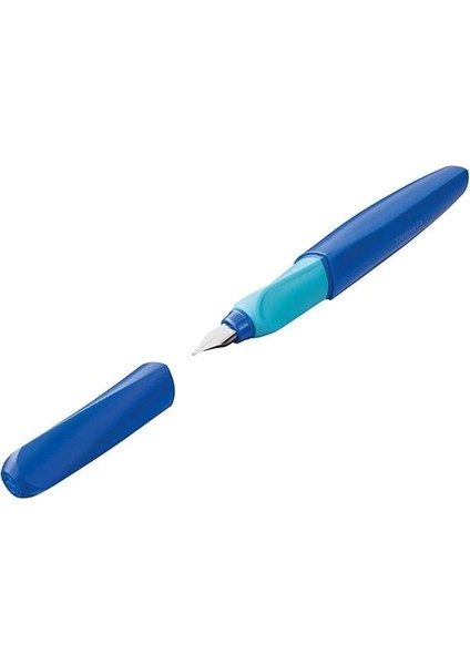 814737 Dolma Kalem Twist Yay M, Derin Mavi, 1 Kartuş Dahil, 1 Adet