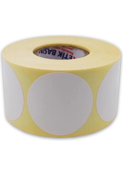 Etiketler , Al Hızlı Al Eko Termal Etiket 50MM Çap Ruloda 500 Adet 40MM Kuka Çapında