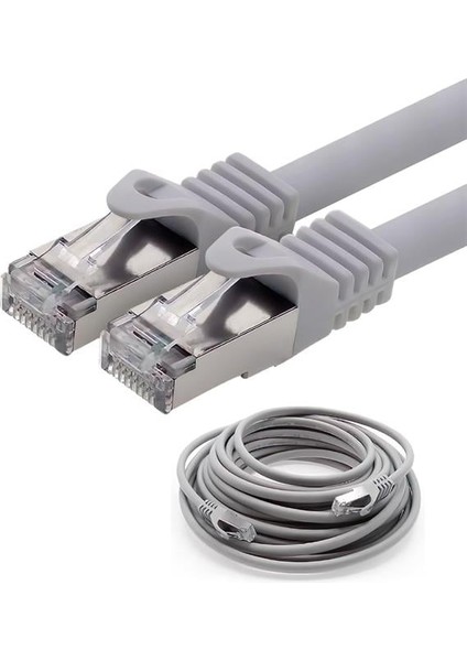 PMCAT72 2 Metre Gri Cat7 Kablo 10 Gbps Hız Destekli