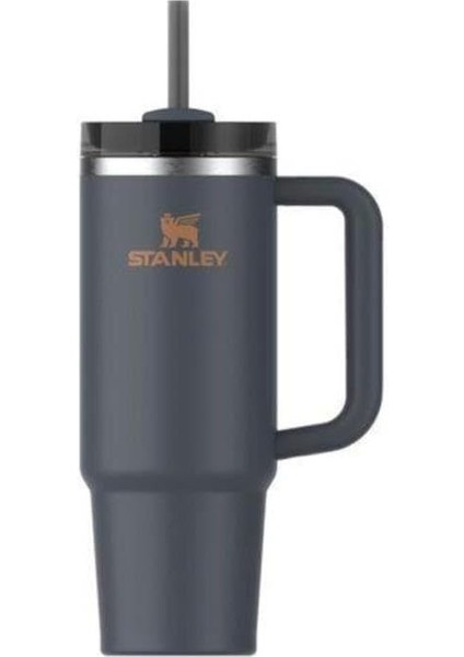 Quencher Pipetli Termos Bardak, Lacivert (Twilight), 0.89 Litre