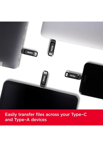 Ultra Dual Drive Go USB Type-C 1 Tb (Android Akıllı Telefon Hafızası, USB Type-C Bağlantısı, fiyatları