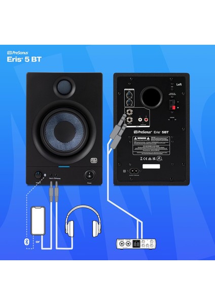 Eris 5bt (2. Nesil) | 5" Bluetooth Teknolojili, Multimedia, Oyun, Stüdyo Kalitesinde Müzik modelleri