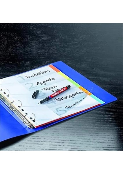 142 M Permanent Kalem - Asetat Kalemi - Kırmızı - 1 Kalem - Yuvarlak Uç 1 mm